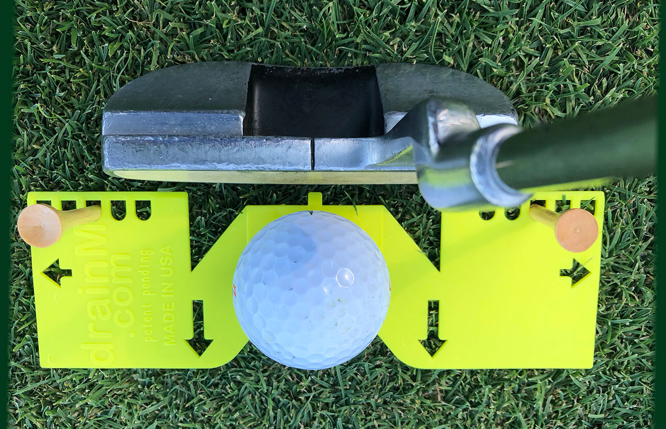 golf putting swing aid